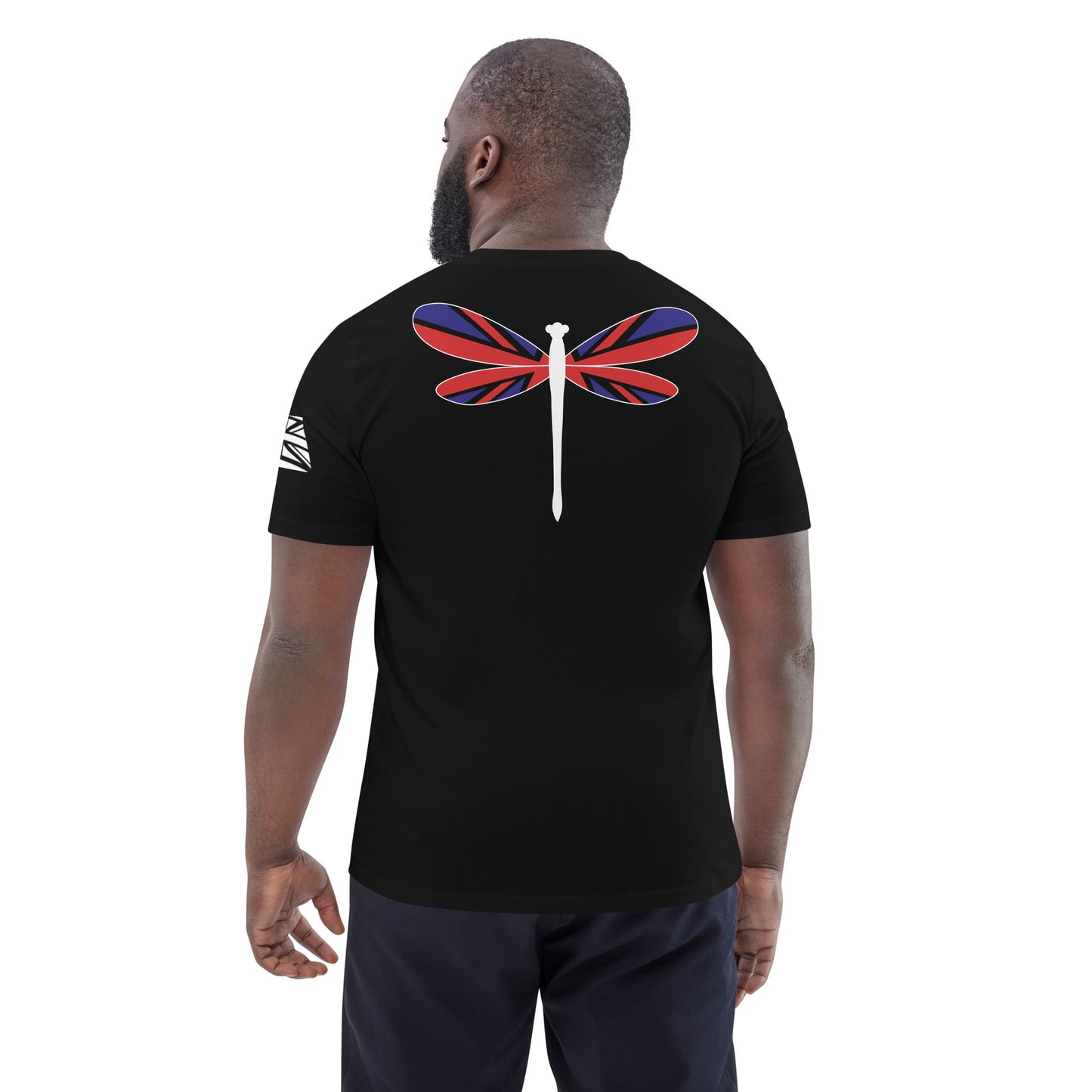 Black and White - Dragonfly Back Union Jack