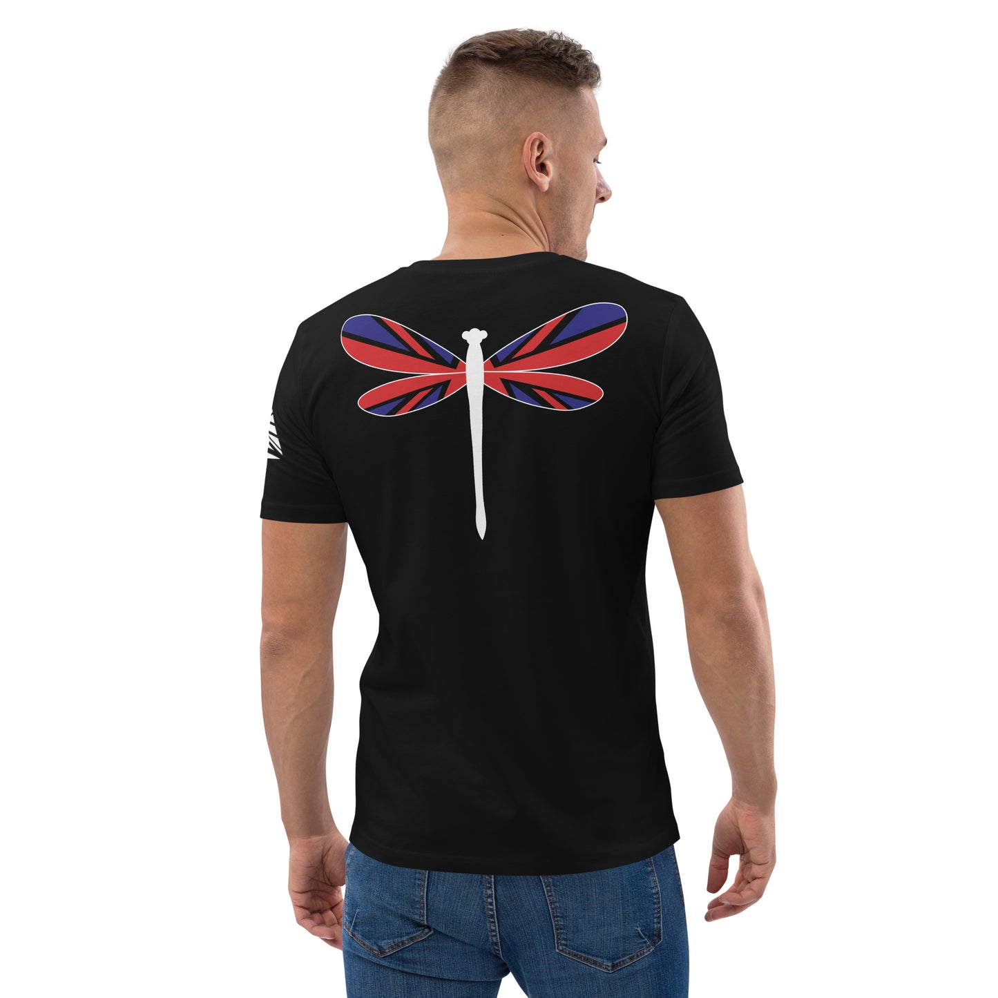 Black and White - Dragonfly Back Union Jack