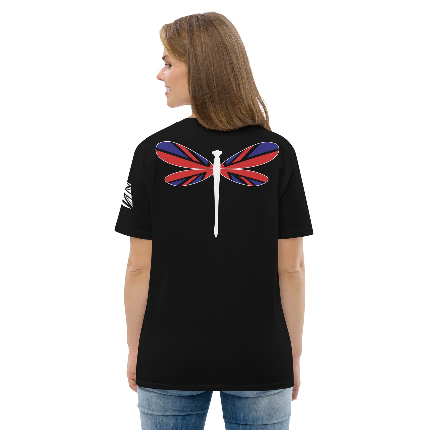 Black and White - Dragonfly Back Union Jack