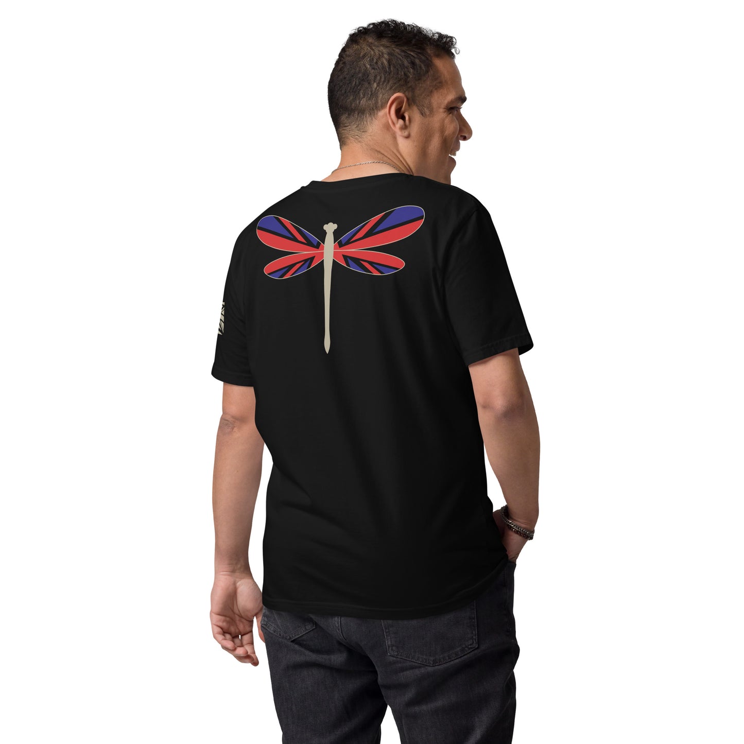 Black and Beige - Dragonfly Back Union Jack