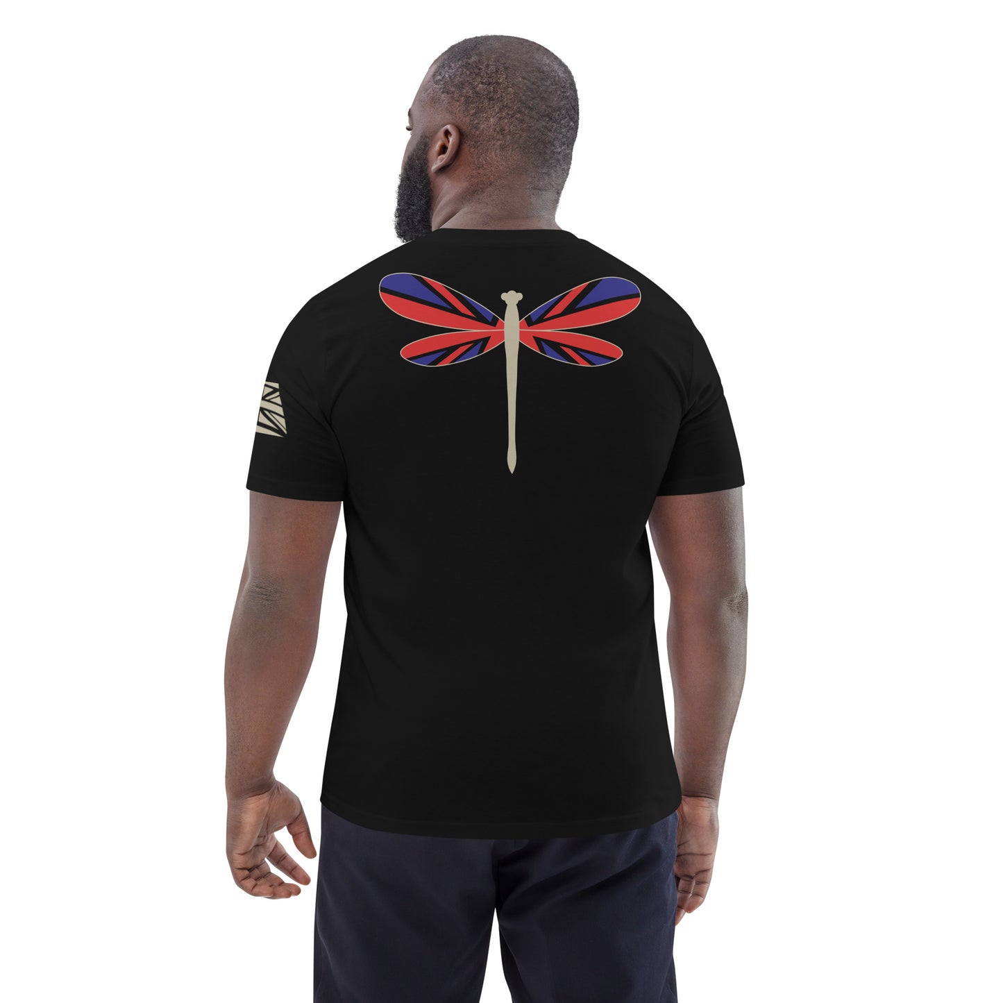 Black and Beige - Dragonfly Back Union Jack