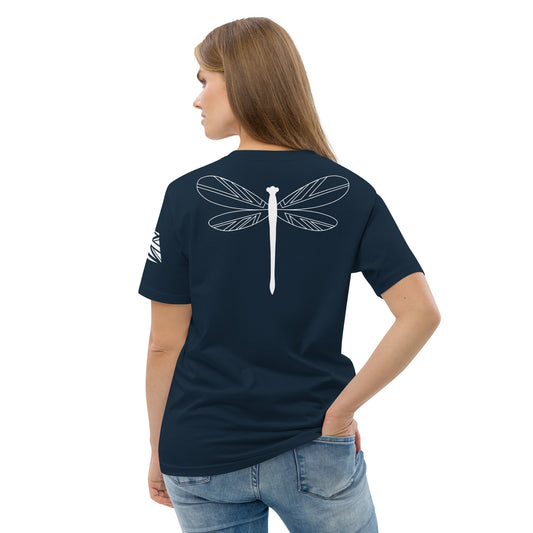 Navy and White - Dragonfly Back