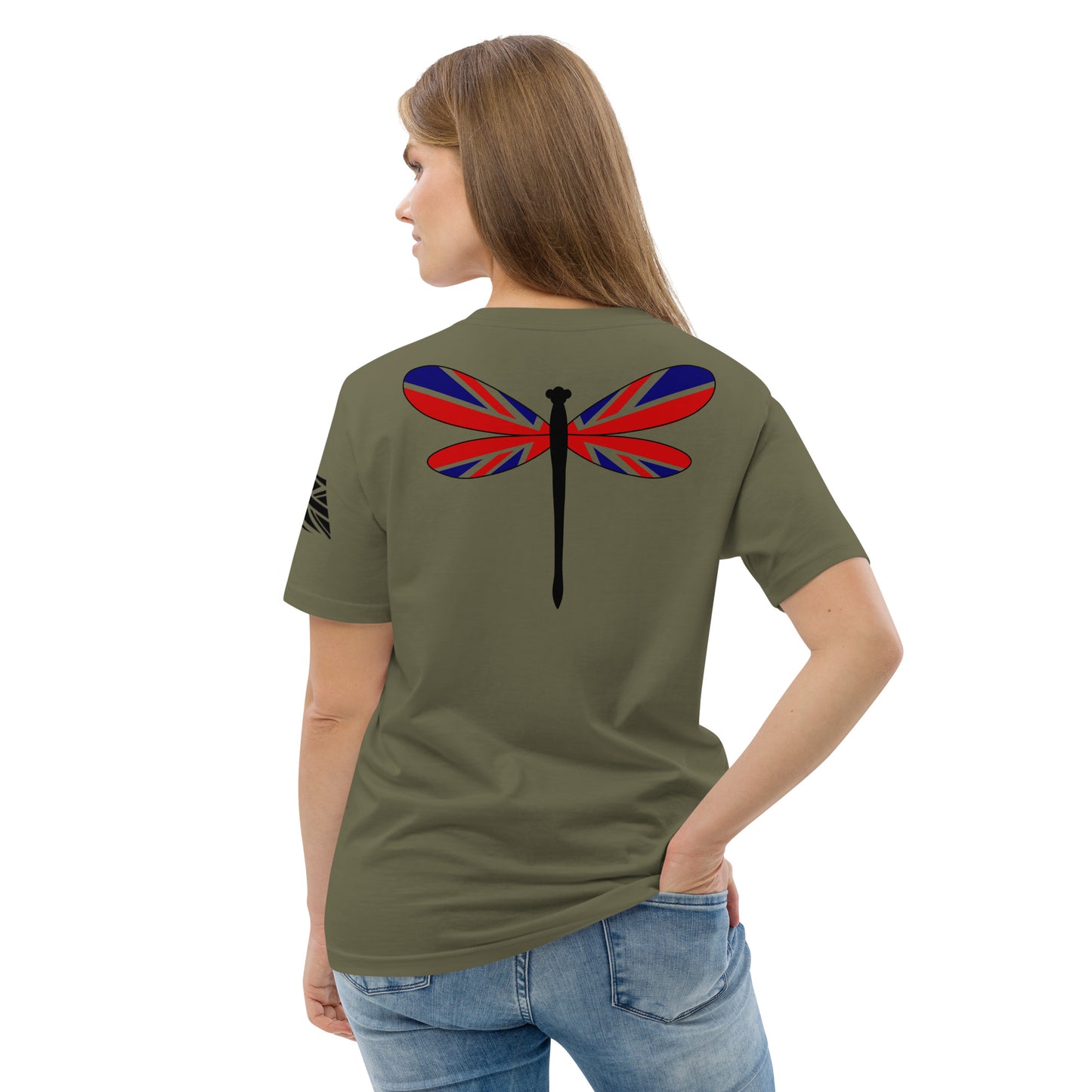 Green and Black - Dragonfly Back Union Jack