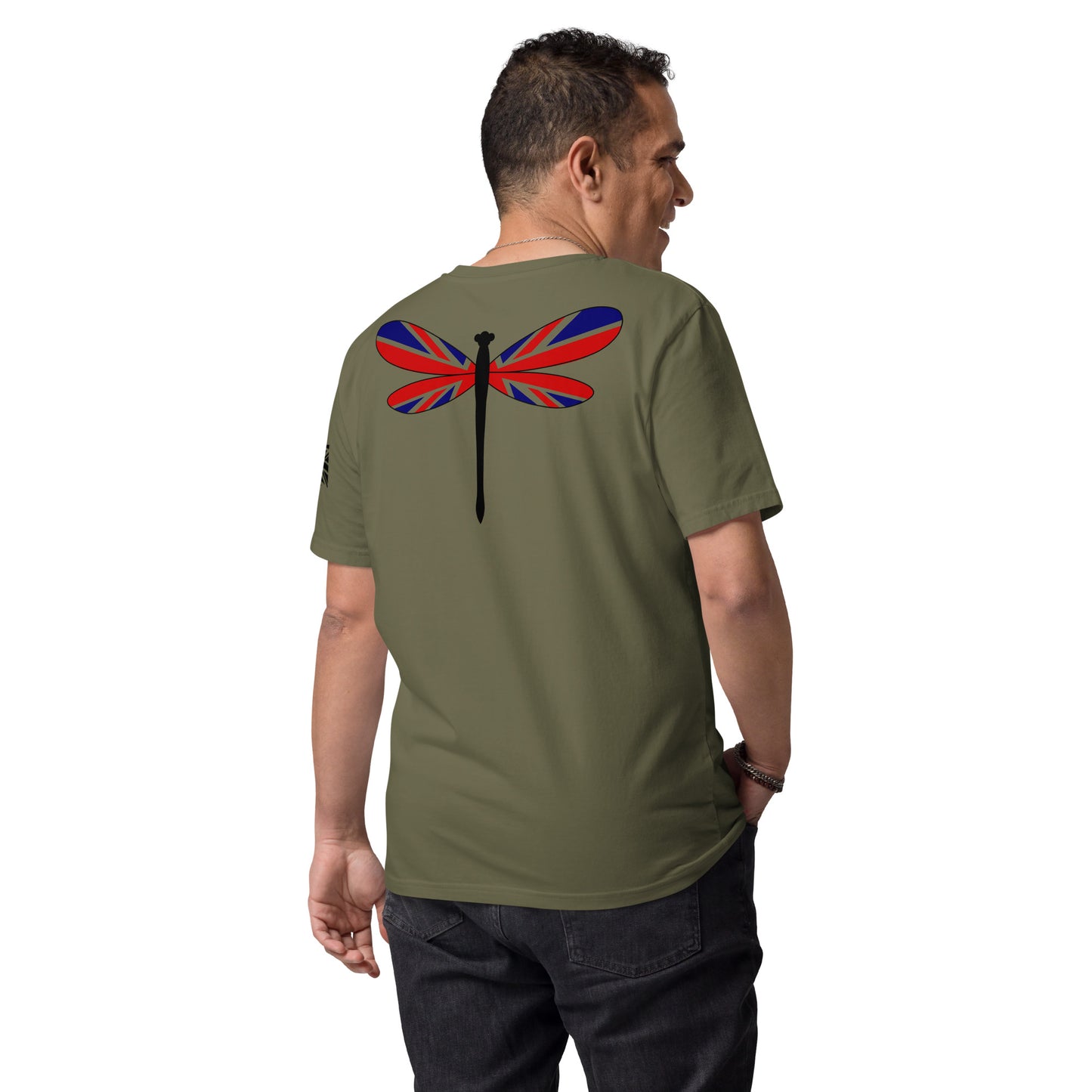 Green and Black - Dragonfly Back Union Jack