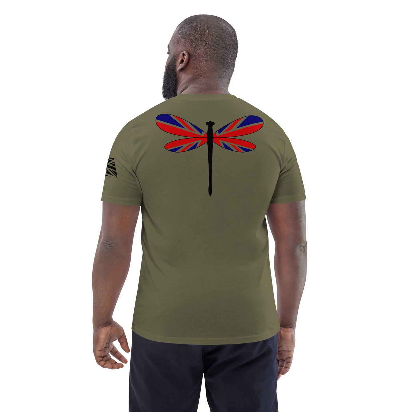 Green and Black - Dragonfly Back Union Jack