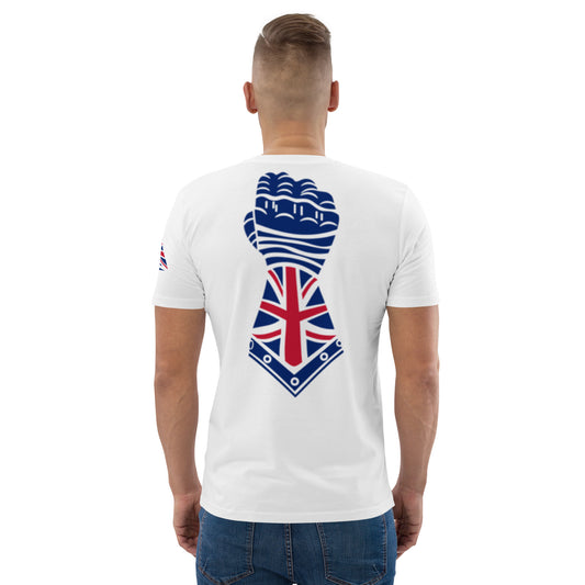 White and Union Jack Colours - Gauntlet Back